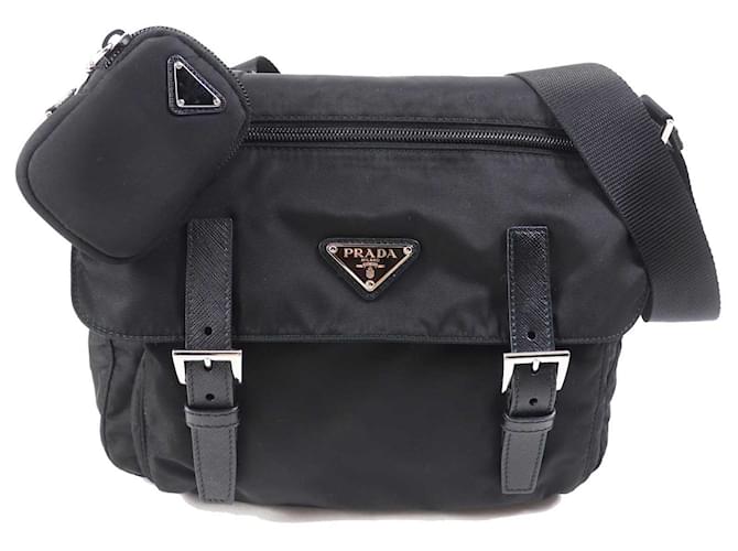 ショルダーバッグ・ポシェット Prada Black Re-Nylon Shoulder Bag Prada Re-Nylon Shoulder Bag | Saks Fifth Avenue