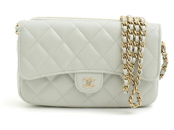 ショルダーバッグ・ポシェット × ヴィンテージ(中古) Chanel Chain Shoulder Bag AS4056 Shopbop Archive Chanel Chain Shoulder Bag Lambskin Leather
