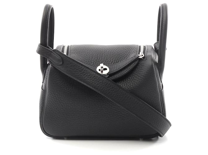 Hermes Lindy Mini Shoulder Bag Black