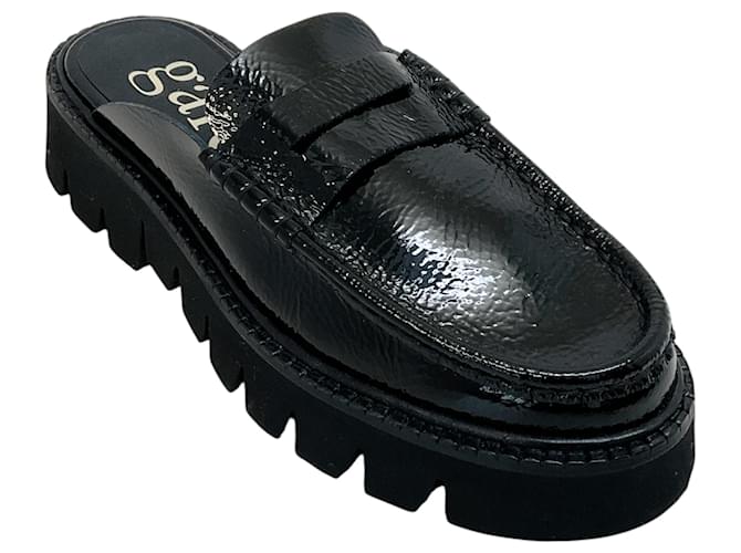 Pedro Garcia Black Patent Savy Slide Loafers Patent leather ref