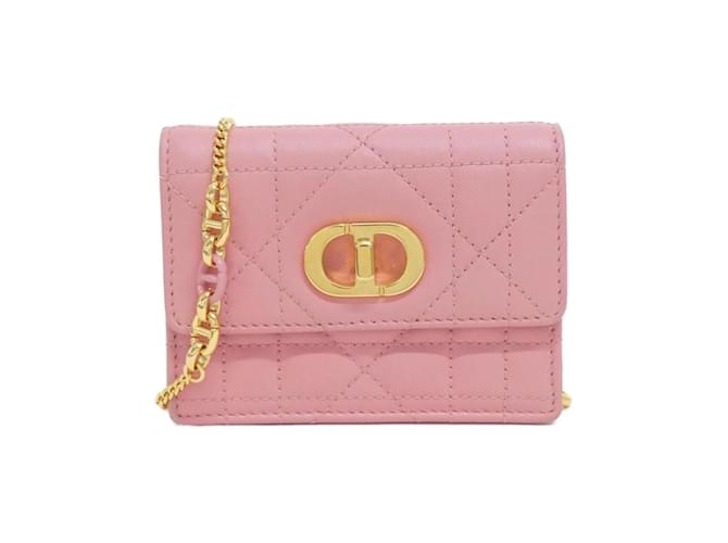 Christian Dior ショルダーバッグ ピンク クリスチャンディオール レディディオール カナージュ ショルダー