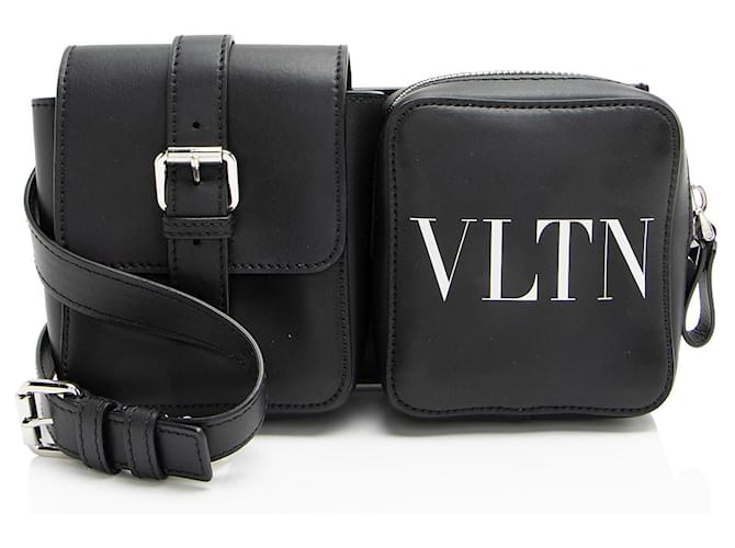 Valentino Garavani Valentino Cuir VLTN Sacoche à Compartiments