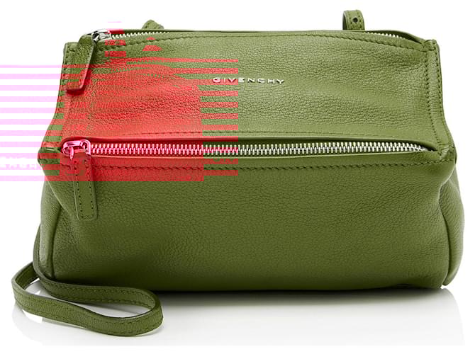 Givenchy Leather Pandora Mini Shoulder Bag Red Joli