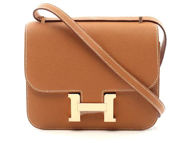 Hermes Constance Mini Leather Shoulder Bag