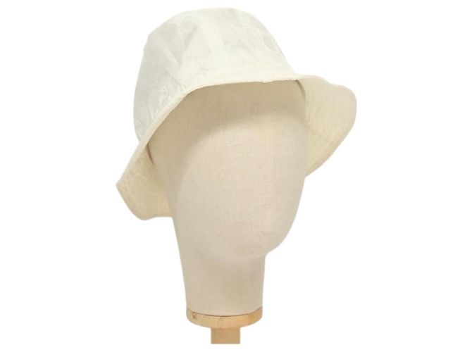 GUCCI GG Canvas Bucket Hat L White Auth hk2863 Cloth ref 