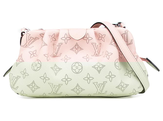 Louis Vuitton Pink Monogram Mahina Scala Mini Pouch Leather Pony