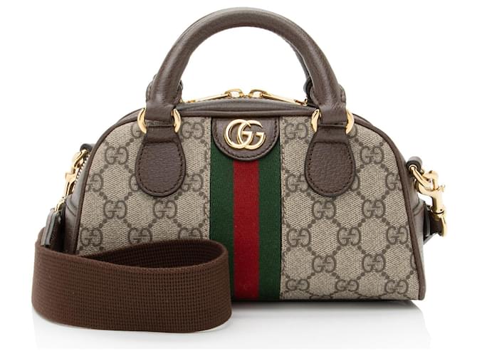 ハンドバッグ Gucci Gg Supreme Fabric Mini Ophidia Handbag Ophidia mini bag in beige and white Supreme | GUCCI® US
