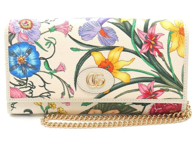 Marmont Gucci Flora Crossbody Gucci GG Marmont Flora Canvas - Main Image