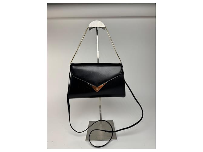 Vintage Givenchy way Leather Bag Black Joli Closet