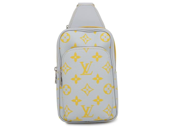 Louis Vuitton Monogram Glow Avenue Sling Bag Brown Yellow ref