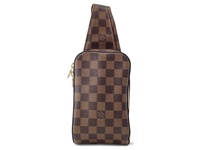 Louis Vuitton Damier Ebene Sling Bag Red Joli Closet