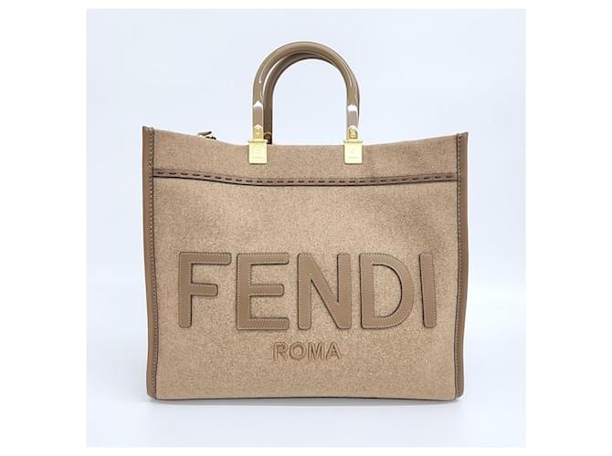 Fendi Sunshine Tote And Shoulder Bag Brown Leather ref Fendi Sunshine Tote And Shoulder Bag Brown Leather ref