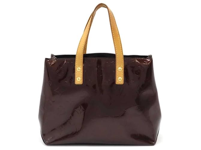 Louis Vuitton Reade PM Monogram Vernis Handbag Purple Enamel ref