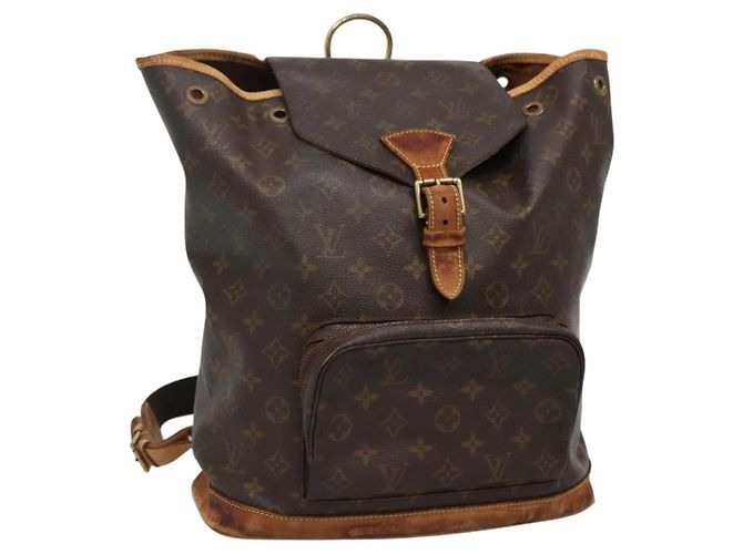 LOUIS VUITTON Monogram Montsouris GM Backpack M51135 LV Auth  display picture 1
