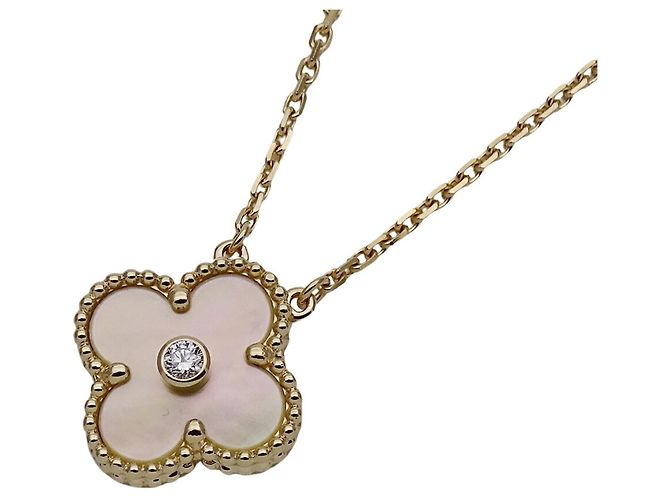 Van Cleef & Arpels Alhambra Necklace Golden Yellow gold ref.2355843 ...