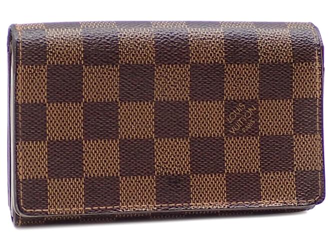 Portafoglio Bifold Tresor Damier Ebene Louis Vuitton