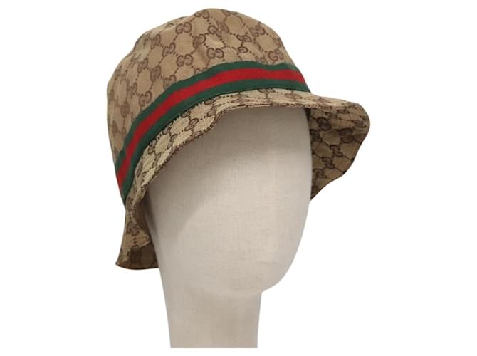 帽子 GUCCI 00's Sherry line GG bucket hat Gucci 00'S Sherry Line Gg Bucket Hat | eBay