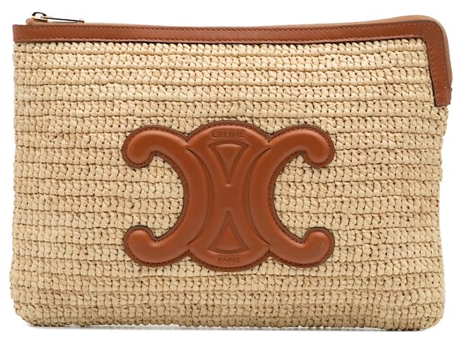 【 CELINE 】ブラウンパターンポーチ 楽天市場】【バッグ】CELINE セリーヌ マカダム柄 ブラゾン柄