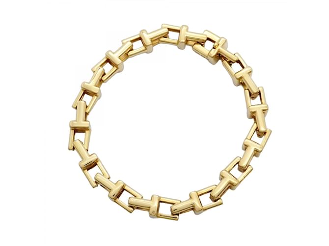 Tiffany & Co Tiffany T Narrow Chain Bracelet in 18K Yellow Gold
