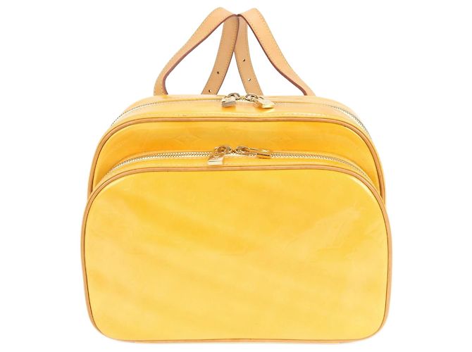LOUIS VUITTON Monogram Vernis Marley Backpack Yellow LOUIS VUITTON Monogram Vernis Marley Backpack Yellow M91040  main image 4