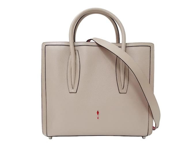 Sac à main/sac à épaule pour femme Christian Louboutin Cuir Rouge