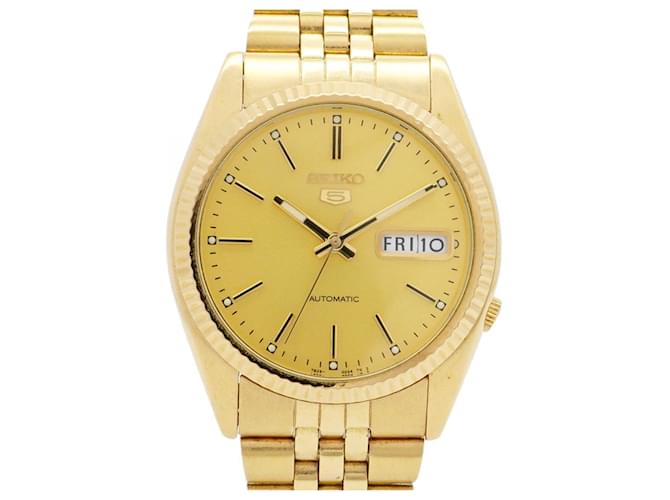 Seiko 5 7S26-0500 Gold Dial Men's Watch ref.JC2423711 (Sold