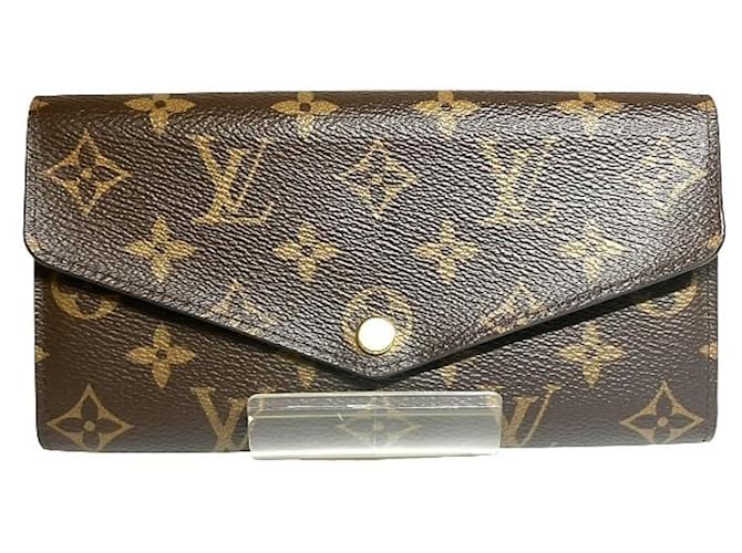 Cartera Larga Sarah Monograma Louis Vuitton Castaño