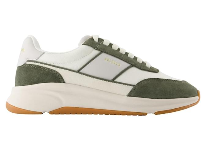 Genesis Neo sneakers Axel Arigato Leather Beige/Green Brown