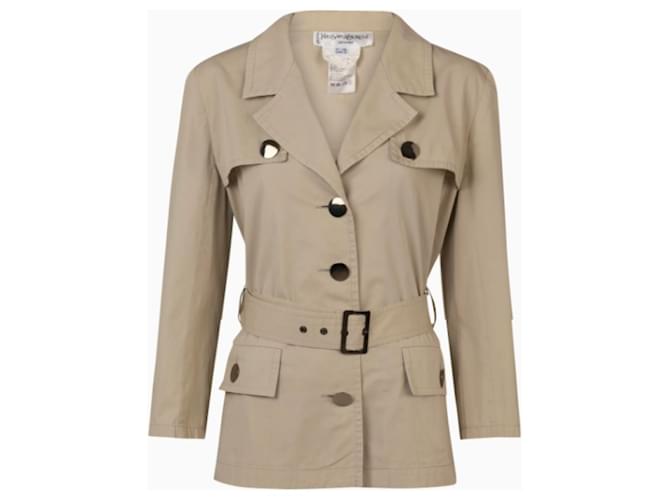 Yves Saint Laurent jacket, Saharienne model Beige Cotton