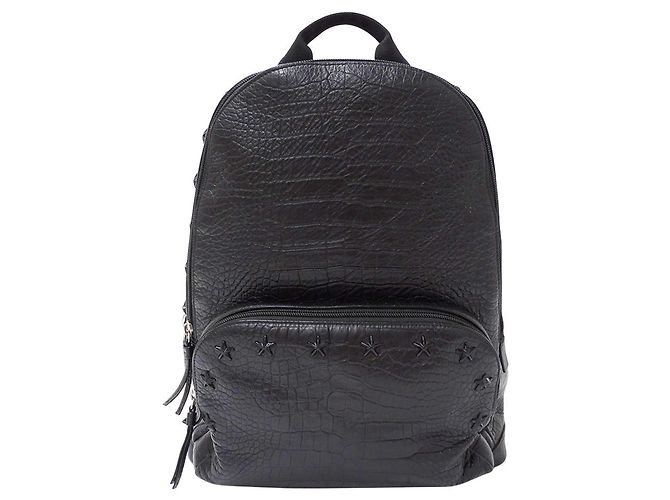 Jimmy Choo Black Leather Backpack ref.2461345 - Joli Closet