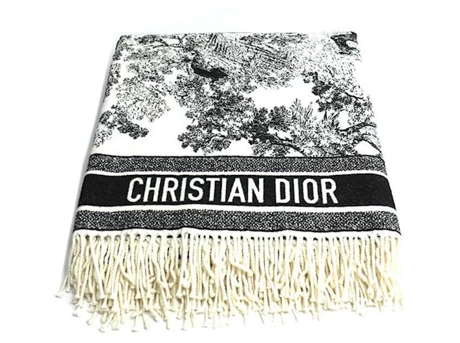 Christian Dior Multicolor Shawl Scarf Multiple colors Wool ref