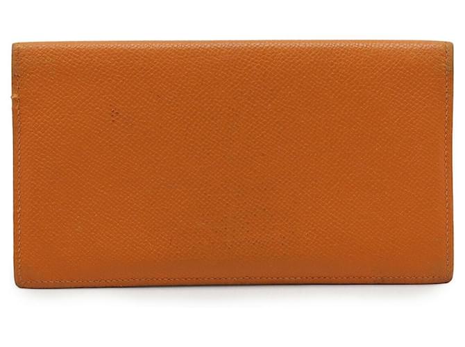 Hermès Portefeuille long bifold en cuir Hermes MC2 Fleming