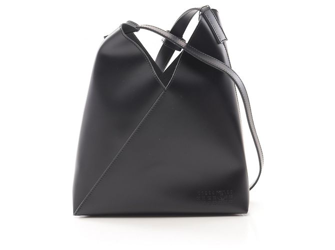 Maison Martin Margiela MM6 Fortune Cookie Leather 2way Bag Black ref ...
