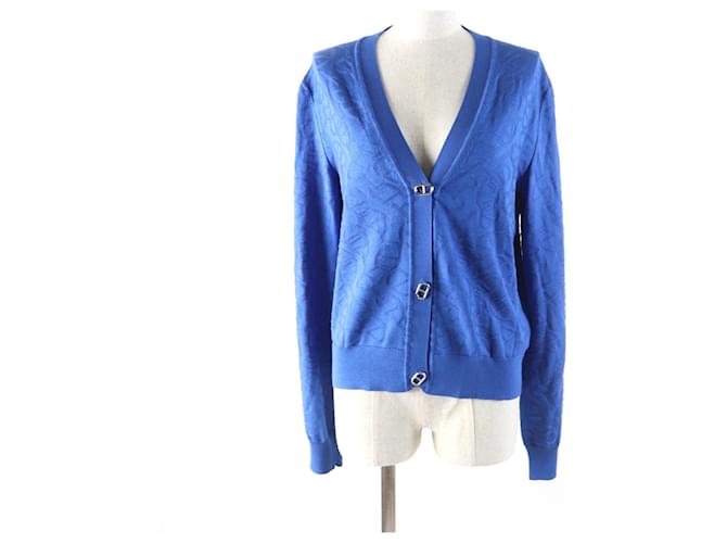 トップス HERMES SILK CARDIGAN HERMES - Vintage エルメス HERMES ニット カーディガン ロング