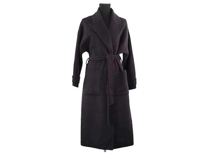 Bash Manteau en laine noir Joli Closet