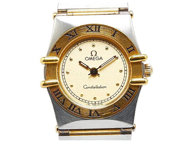 Omega Constellation Stainless Steel Yellow Gold Silvery Metal ref ...
