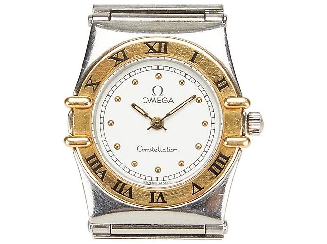 Omega Constellation Stainless Steel Yellow Gold Silvery Metal ref ...