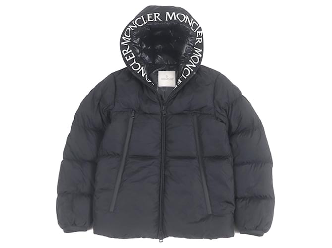 Moncler MONTCLA Nylon Down Jacket Black Wool ref.2486161 - Joli Closet