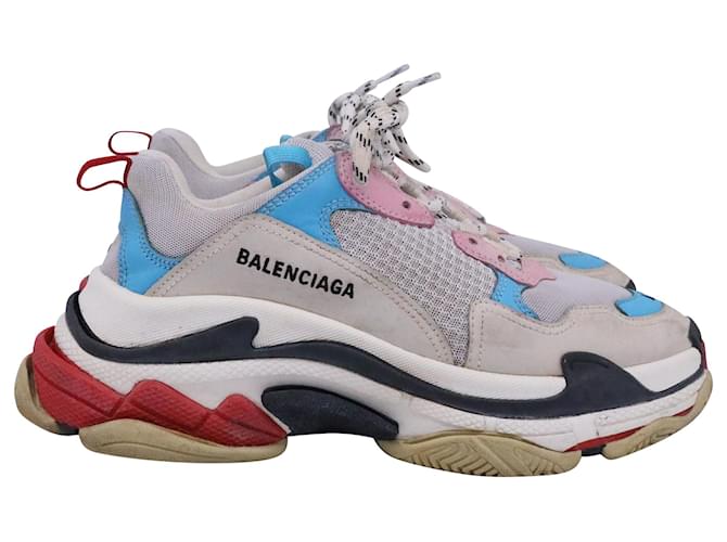 Balenciaga Triple S Sneakers in Multicolor Polyester Multiple