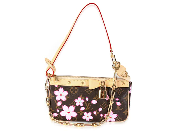 Louis Vuitton x TM Sakura Brown Monogram Canvas Pochette