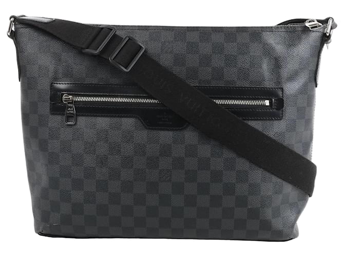 Louis Vuitton Damier Graphite Mick MM Shoulder Bag N41106 Black