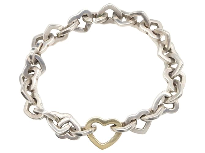 Tiffany Heart Link Bracelet Yellow gold Joli