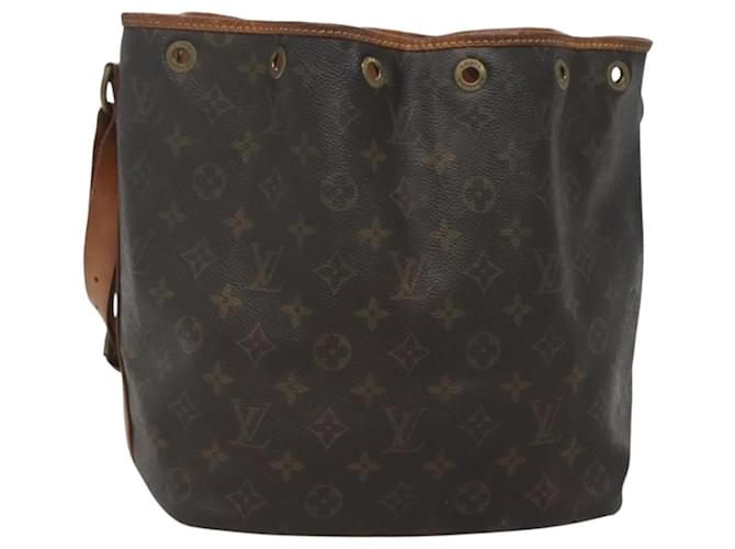 LOUIS VUITTON Monogram Petit Noe Shoulder Bag M42226 LV Auth