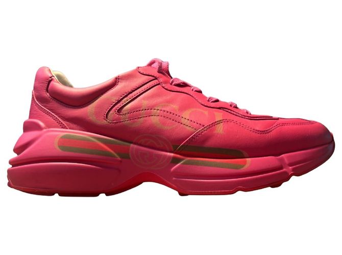 Gucci Rhyton Sneakers Fluorescent Pink - Limited Edition  display picture 1