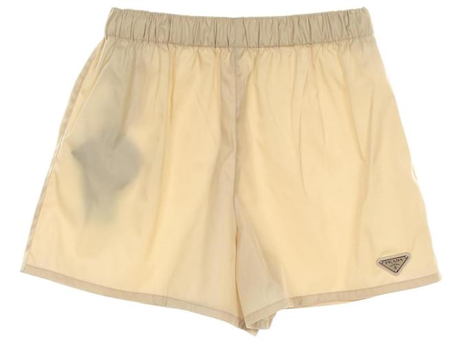 PRADA Re-nylon ナイロン ショートパンツ ベージュ Prada Brand Prada Boxer Shorts Prada RE-NYLON Nylon Shorts Beige