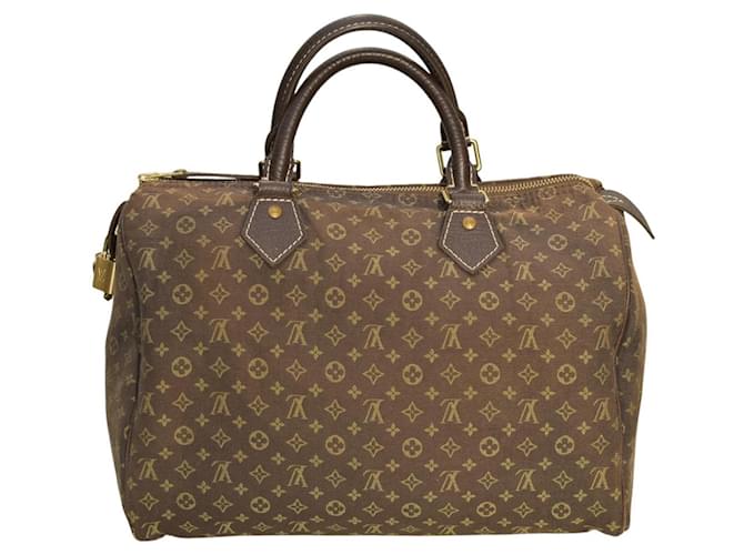 ルイビトン LOUIS VUITTON Speedy 30 Monogram Idylle Mini Lin Satchel Bag