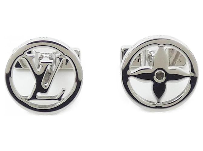 Louis Vuitton Cufflinks LV Catch M80188 Silvery ref.JC2522739