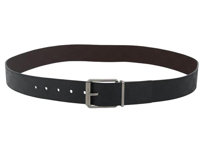 LOUIS VUITTON Damier Infini Ceinture Reversible Belt Black  display picture 3