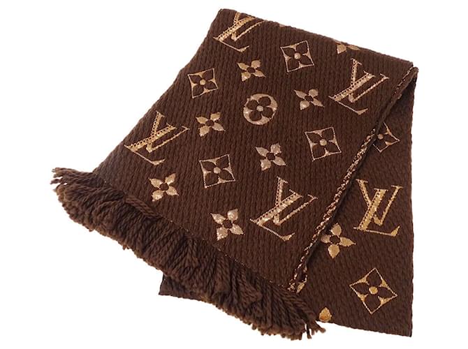 Louis Vuitton Women's Monogram Wool Scarf Brown ref.JC2533165