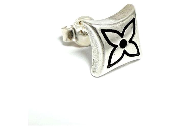 Louis Vuitton Men's Sailor Stud Earrings Silver Joli